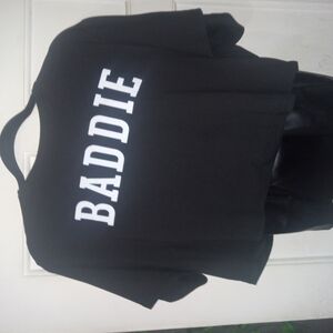 Black BADDIE Graphic T-Shirt